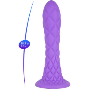 SILEXD - DREAMY DILDO FANTASY SILICONA LIQUIDA TERMOREACTIVO VIOLETA 18.5 CM - immagine 6