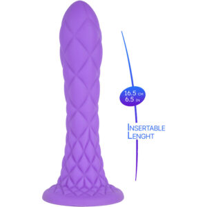 SILEXD - DREAMY DILDO FANTASY SILICONA LIQUIDA TERMOREACTIVO VIOLETA 18.5 CM - immagine 8