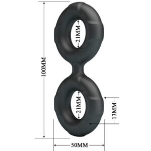 CRAZY BULL - RADWAN DOPPIO ANELLO IN SILICONE MODELLO 19 - immagine 6