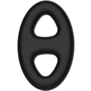 CRAZY BULL - ANELLO DOPPIO OVALE IN SILICONE - immagine 2