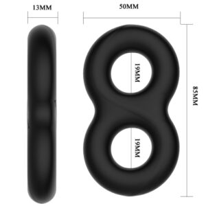 CRAZY BULL - ANELLO IN SILICONE DOPPIO INFINITO - immagine 6