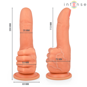 INTENSE - BENDER STIMOLATORE PUNTO G FLESSIBILE MANO 11,3 CM - immagine 2