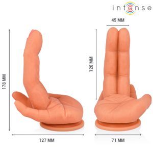 INTENSE - LEELA STIMOLATORE PUNTO G FLESSIBILE MANO 12,6 CM - immagine 2