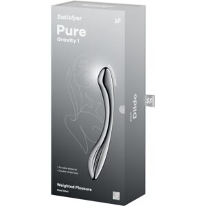 SATISFYER - DILDO A DOPPIA ESTREMITÀ IN ACCIAIO INOX PURE GRAVITY 1 - immagine 5