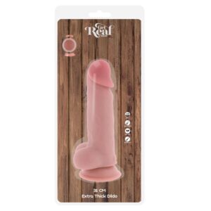 GET REAL - PENE REALISTICO DELUXE CON TESTICOLI EXTRA SPESSI 31 CM - immagine 5
