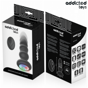 ADDICTED TOYS - TAPPO ANALE ROTANTE E VIBRANTE, LUCE LED, TELECOMANDO - immagine 7