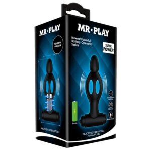 MR PLAY - PLUG ANALE IN SILICONE CON VIBRAZIONE - immagine 7
