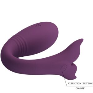 PRETTY LOVE - APP JAYLEEN VIBRATOR TELECOMANDO VIOLA - immagine 8