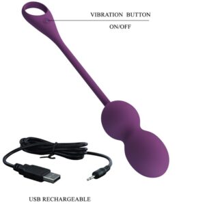 PRETTY LOVE - APP ELVIRA KEGEL BALLS TELECOMANDO VIOLA - immagine 5