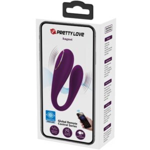 PRETTY LOVE - AUGUST VIBRATORE GLOBAL DOUBLE PLEASURE REMOTO - immagine 7