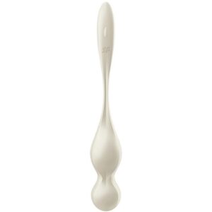 SATISFYER - LOVE BIRDS SFERE KEGEL VIBRANTI BIANCHE - immagine 5
