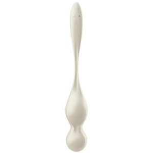 SATISFYER - LOVE BIRDS SFERE KEGEL VIBRANTI BIANCHE - immagine 2