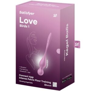 SATISFYER - LOVE BIRDS PALLE VIBRANTI KEGEL ROSA - immagine 6