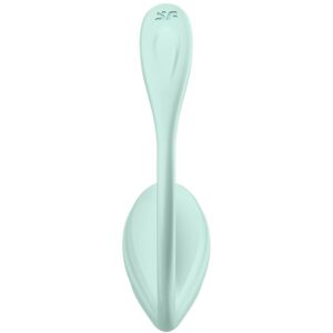 SATISFYER - STIMOLATORE PUNTO G PETALE LISCIO VERDE ACQUA APP GRATUITA - immagine 4