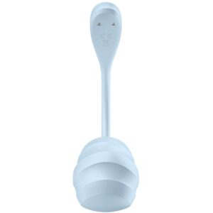 SATISFYER - STIMOLATORE PUNTO G PETALE LISCIO SKY BLUE APP GRATUITA - immagine 2