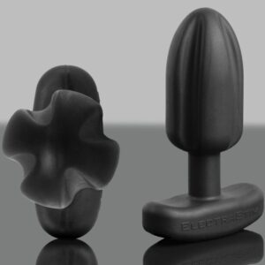 ELECTRASTIM - TARTARUS PLUG ANALE QUADRIPOLARE IN SILICONE NERO - immagine 7