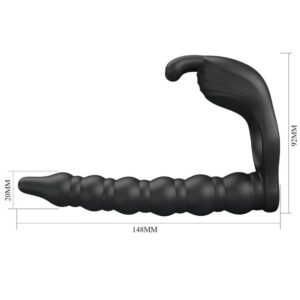 PRETTY LOVE - BLACKNEY ANELLI PER PENE CON SPINA VIBRATORE - immagine 5