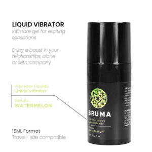 BRUMA - VIBRATORE LIQUIDO ULTRA SCORREVOLE ANGURIA 15 ML - immagine 4