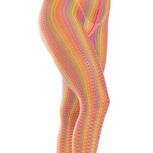 LEG AVENUE - CALZE ALL'UNCINETTO MULTICOLORE - immagine 4