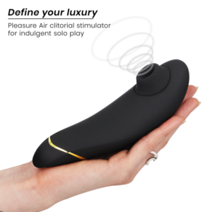 WOMANIZER - PREMIUM 2 STIMOLATORE CLITORALE NERO - immagine 3