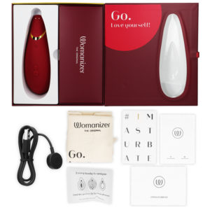 WOMANIZER - PREMIUM 2 STIMOLATORE CLITORALE BORDEAUX - immagine 6