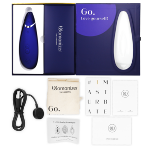WOMANIZER - PREMIUM 2 STIMOLATORE DEL CLITORIDE MIRTILLO - immagine 6