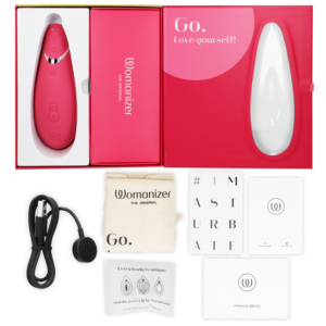 WOMANIZER - PREMIUM 2 STIMOLATORE CLITORALE LAMPONE - immagine 6