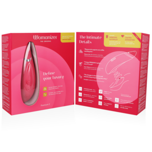 WOMANIZER - PREMIUM 2 STIMOLATORE CLITORALE LAMPONE - immagine 7