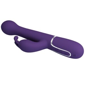 PRETTY LOVE - DEJON VIBRATORE RABBIT 3 IN 1 MULTIFUNZIONE VIOLA - immagine 5