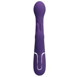 PRETTY LOVE - DEJON VIBRATORE RABBIT 3 IN 1 MULTIFUNZIONE VIOLA - immagine 3