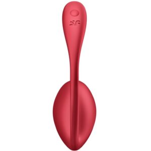 SATISFYER - SHINY PETAL STIMOLATORE CON TELECOMANDO G-POINT ROSSO APP GRATUITA - immagine 5