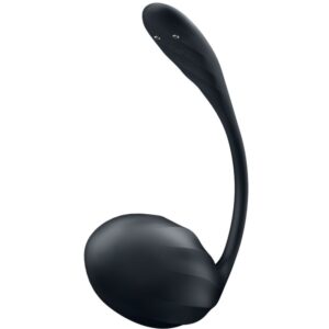 SATISFYER - RIBBED PETAL STIMOLATORE PUNTO G TELECOMANDO NERO APP GRATUITA - immagine 2