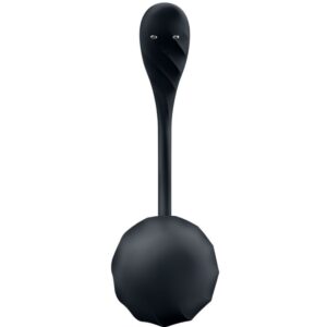 SATISFYER - RIBBED PETAL STIMOLATORE PUNTO G TELECOMANDO NERO APP GRATUITA - immagine 5