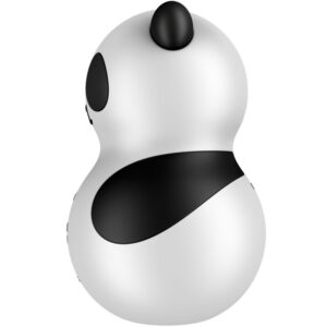 SATISFYER - POCKET PANDA STIMOLATORE E VIBRATORE IN BIANCO E NERO - immagine 4