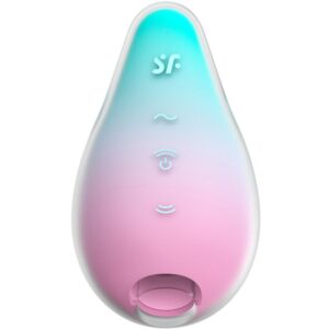 SATISFYER - MERMAID VIBES STIMOLATORE E VIBRATORE MENTA E ROSA - immagine 2