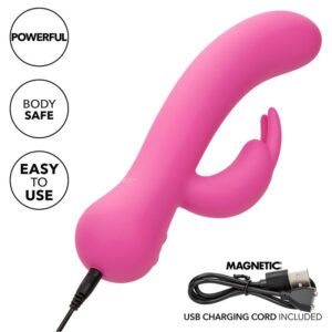 CALEXOTICS - FIRST TIME VIBRATORE CONIGLIO RICARICABILE ROSA - immagine 8