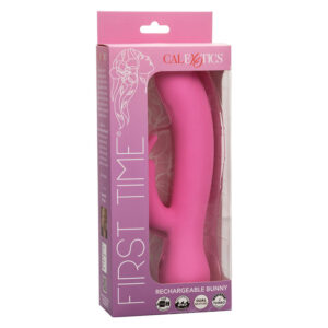CALEXOTICS - FIRST TIME VIBRATORE CONIGLIO RICARICABILE ROSA - immagine 10