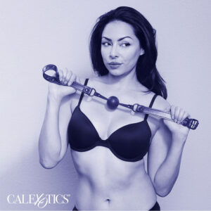 CALEXOTICS - NOCTURNAL BALL GAG SILICONE NERO - immagine 5