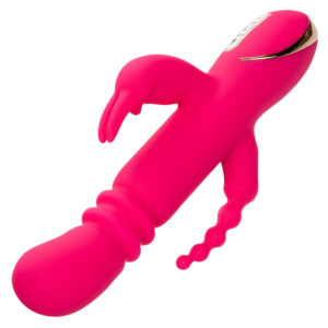 CALEXOTICS - JACK FANTASY VIBRATORE TRIPLO RISCALDATO ROSA CONIGLIO - immagine 5