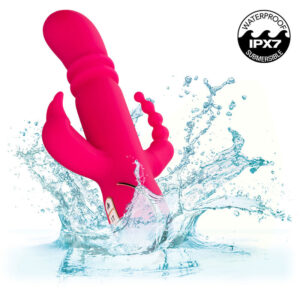 CALEXOTICS - JACK FANTASY VIBRATORE TRIPLO RISCALDATO ROSA CONIGLIO - immagine 9