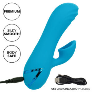 CALEXOTICS - SUNSET BEACH SEDUCER VIBRATORE E STIMOLATORE 10 FUNZIONI BLU - immagine 8