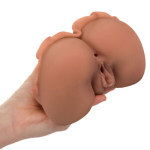 CALEXOTICS - LA REGINA DEL BENVENUTO DOPPIO MASTURBATORE REALISTICO CARAMELLO - immagine 4