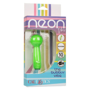 CALEXOTICS - NEON VIBES BUBBLY VIBE IL MINI MASSAGGIATORE 10 VIBRAZIONI VERDE - immagine 10
