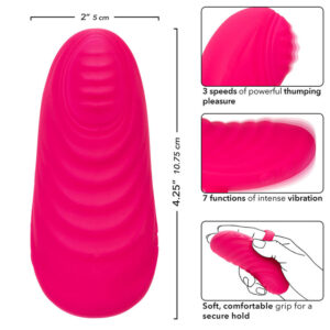 CALEXOTICS - ENVY MASSAGGIATORE PALLA ROTANTE PORTATILE 7 VIBRAZIONI ROSA - immagine 9