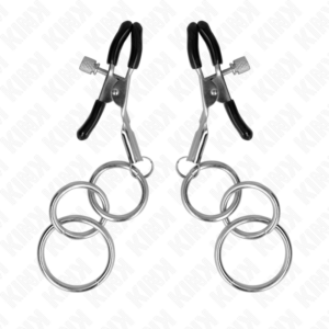 KINK - MORSETTO PER CAPEZZOLO CON 3 O-RING 6 CM - immagine 2