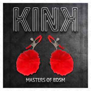 KINK - PINZA PER CAPEZZOLI CON SFERA IN ECOPELLICCIA ROSSO 6 CM - immagine 5