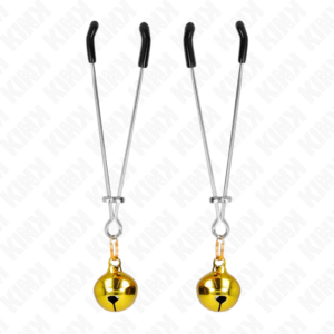 KINK - PINZE PER CAPEZZOLI A CAMPANA SOTTILE ORO 7 CM - immagine 2