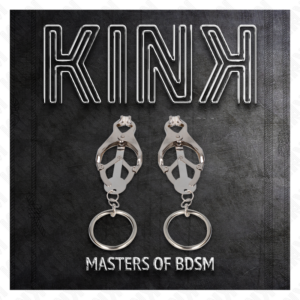 KINK - MORSETTI PER CAPEZZOLI CON O-RING TRIFOGLIO GIAPPONESE ARGENTO - immagine 5