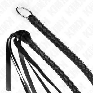 KINK - FRUSTA SERPENTE CON ANELLO MANO NERA 65 CM - immagine 4