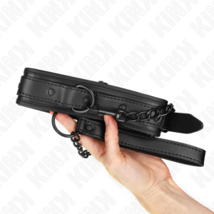 KINK - COLLARE BONDAGE IN NEOPRENE MODELLO 2 CON CINTURA 78 CM REGOLABILE 37,5 X 49,5 CM - immagine 5